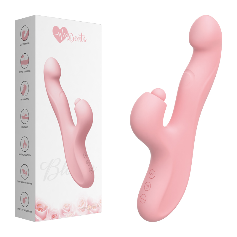 Klitorální a G-Spot Thumping Rabbit Vibrator